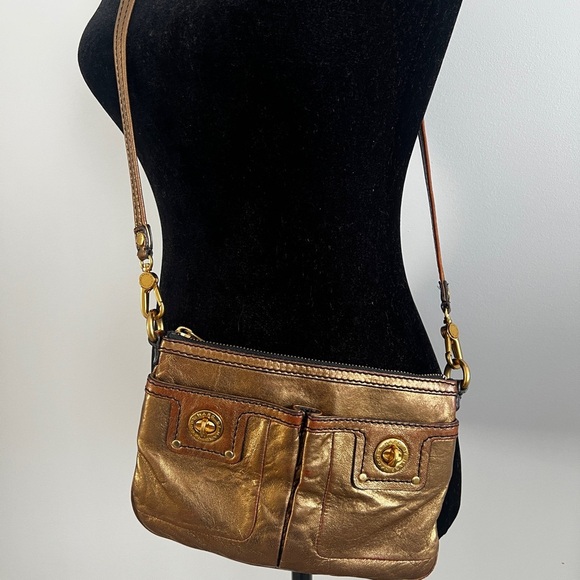 Mark by Mark Jacobs Metallic Bronze Crossbody Bag - Picture 7 of 7